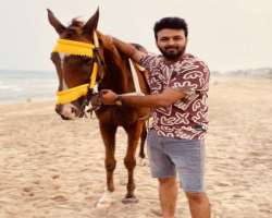 The actor is an avid horseback rider.